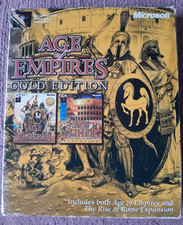 AGE OF EMPIRES GOLD Edition Big Box PC Edition w/ Manual