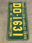 1939 Restored Washington License Plate -  Douglas County — photo 4