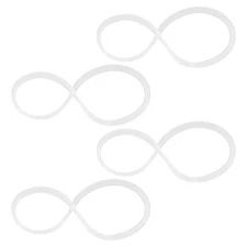 4 Pcs Leak-proof Food Container Seal High Temperature Silicone Ring