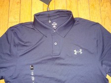 UNDER ARMOUR GOLF THE PERFORMANCE POLO NAVY SHIRT MEN'S SMALL UPF50 BNWT 55.00