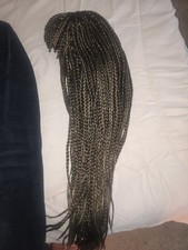 Fully Handmade 24 to 26" Braid/Twist Wig With Lace Front