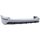 Performance Rear Bumper + Diffuser Fits VW Bus T6 + 6.1 With Double Door