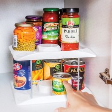 Kitchen Cupboard Storage Organiser! Food Tin Can Tidy Kitchen Cupboard Wall Unit