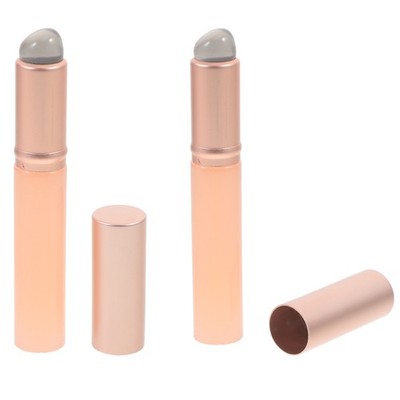 2 Pcs Silikon-Make-up-Pinsel Lippenstiftpinsel Wiederverwendbarer -Applikator