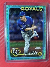 Zack Greinke SP 165/199 Aqua MLB refractor 2024 topps chrome #202