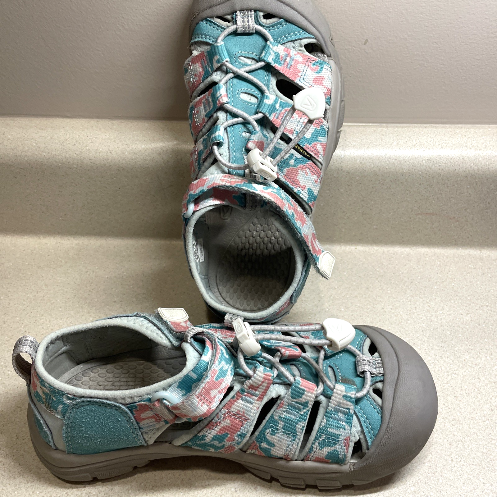 Sandali KEEN bambina taglia 2 scarpe impermeabili stampa H2 Newport