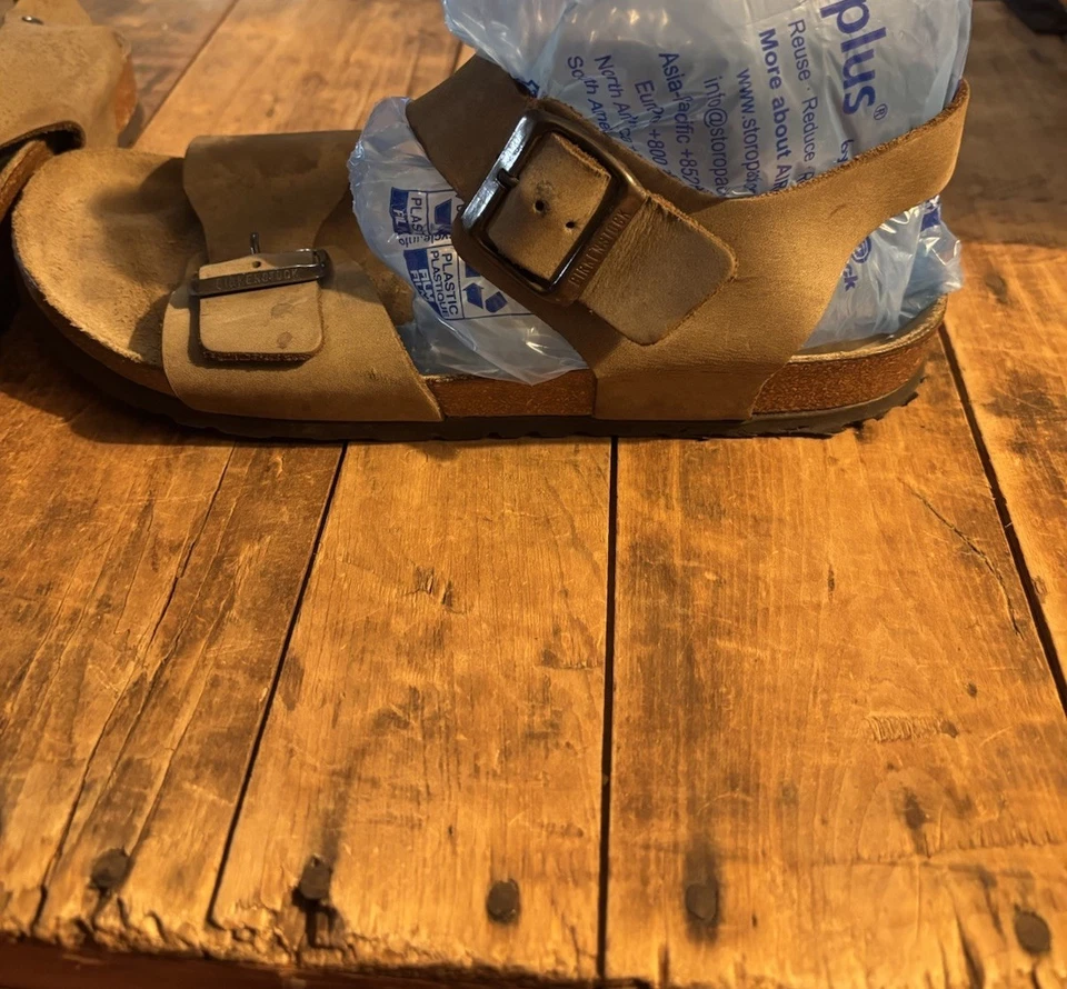 Sandalias Birkenstock Sonora de cuero marrón jengibre EU 40 L9 M7 Foto 2 de 4