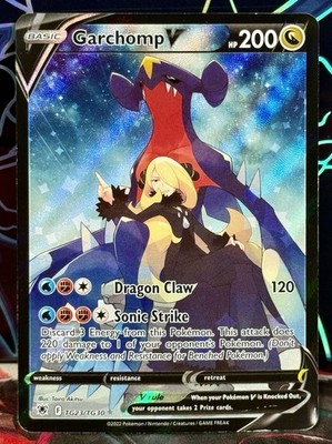 Pokémon Garchomp V TG23/TG30 Astral Radiance Full Art Ultra Rare Holo 200 MP