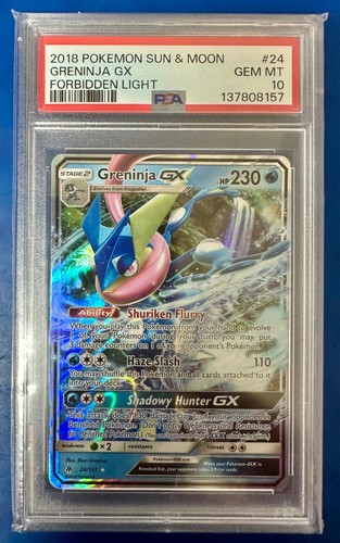 Greninja-GX graded PSA 10 for sale on eBay