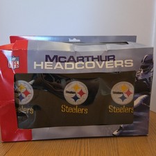 Pittsburgh Steelers Set Of 3 NFL Neoprene Cloth Golf Club Headcovers 1/3/X