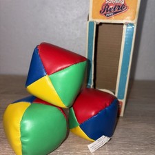 Schylling Retro Toys 3 Juggling Balls NEW Open Damaged Box