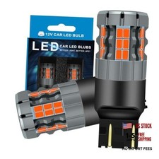 LED Brake/Tail Light Bulbs Compatible For GMC Sierra 1500 2014-2018, 7444 7443
