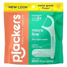 300 CT Plackers Micro Mint Dental Floss Tooth Picks Plastic Oral Teeth Flossers.