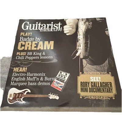 GUITARIST INTERACTIVE CD EU IMPORT Cream Chili Peppers Rory Gallagher Mini Doc