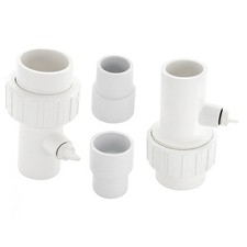 Raypak H000318 PVC Union Built-In Drain 1-1/2 x 1/4