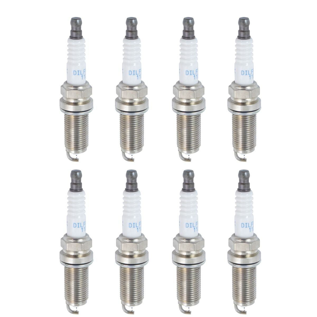 NGK Laser Iridium 98376 Engine Ignition Spark Plug Kit Set of 8 for Flex Fuel