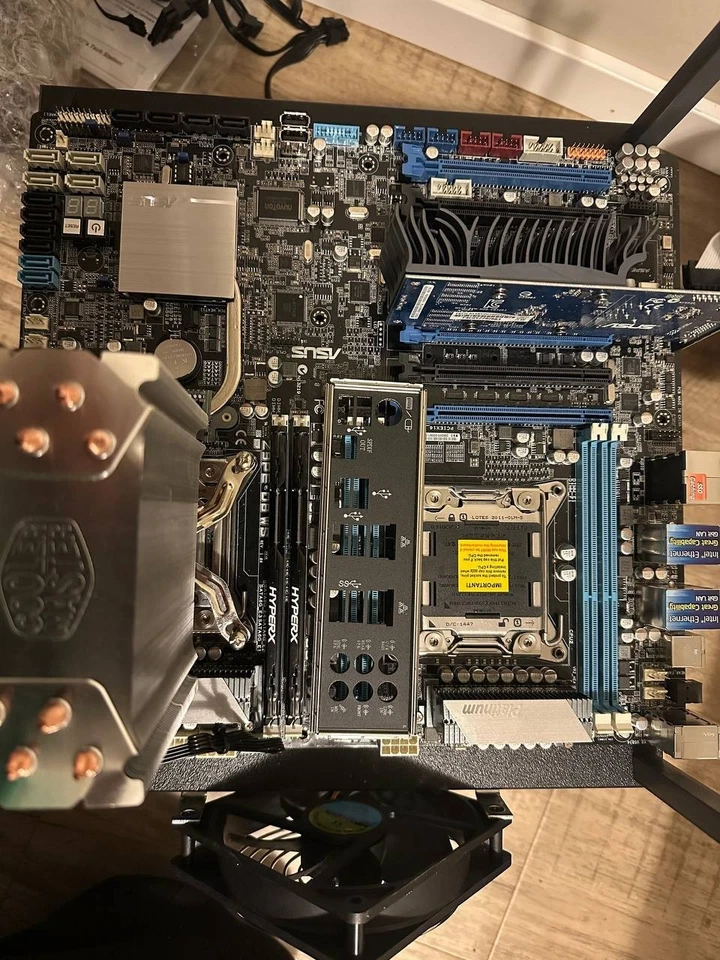 ASUS Z9PE-D8 WS + Xeon E5-2620 + 16GB RAM + GPU + Cooler – Test Bench Condition - Image 2 of 4