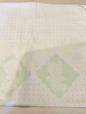 VTG Receiving Baby Blanket Light Pastel Green,Bears,Baby