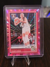 Haley Jones 2025 Donruss WNBA #5 Pink Laser Holo 19/25 (Barbie) Atlanta Dream