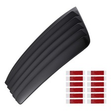 Matte Black Rear Window Louver For Dodge Challenger 08-23 Uv Protection