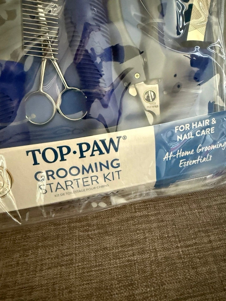 Nuevo kit de inicio de aseo Top Paw - 5 piezas - cuidado del cabello y las uñas para perros Foto 2 de 4