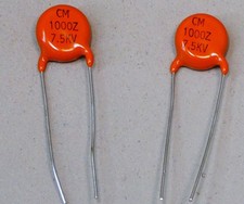 .001uF 7.5kV 200-7224 capacitor blocking bypass for medium power HF Amplifiers