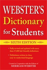 Webster's Dictionary for Students, Sixth Edition (Paperback or Softback)