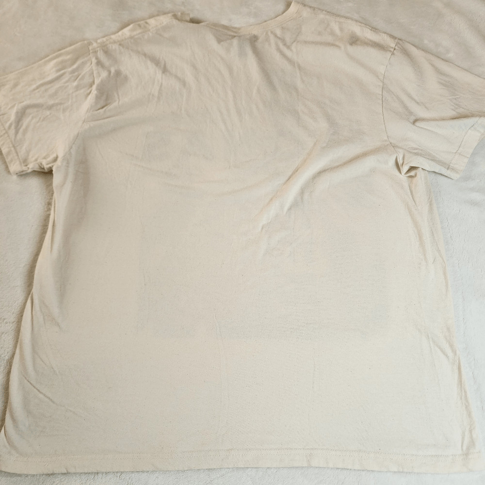 Gildan Jonas Brothers Ball Arena Denver Colo Cream Tshirt With Graphics Size XL View 5