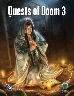 Frog God Games - Quests of Doom 3 - Swords  Wizardry - New paperback  - X555z