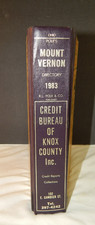 Polk's 1983 Mount Vernon OH City Directory Ohio Genealogy History Ads