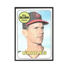 1969 Topps Bill Dillman Orioles #141