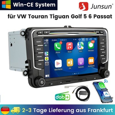 DAB+ Autoradio CD DVD Bluetooth für VW Golf 5 6 PLUS Touran Passat B6/B7 Tiguan