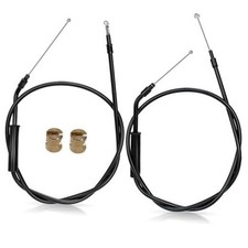 39.35" Throttle Idle Cable Set for Harley 2007 2010 Softail 39.35 inch Black