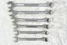 6 Vintage Thorsen Combination Wrenches Metric 12 Pt & 6 Pt 11mm 12mm 13mm 14 15