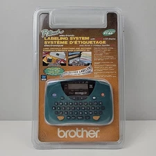 Brother P-touch PT-65 Electronic Labeling System Large LCD Display