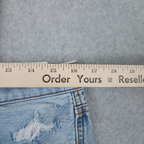 American Eagle Shorts Womens 12 Denim Jean Highest Rise 90s Boyfriend Distressed - Picture 9 of 11
