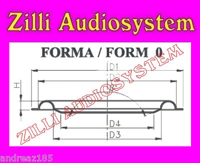 WOOFER ALTOPARLANTE CONO PROFESSIONALE 12" 30 31 CM 8 OHM 300W - Foto 3