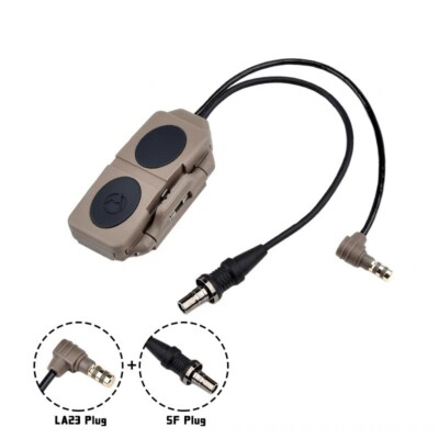 #ad New LA23 plug Remote dual switch Pressure for MGAL M600 M300 Flashlight Airsoft $38.94