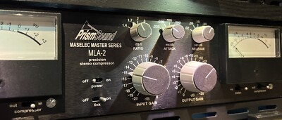 Maselec MLA-2 国内美品 MASELEC Maselec Masterシリーズ 2chマスタリングコンプレッサーMLA-2