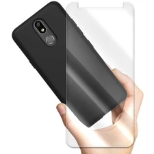 Crystal Clear Tempered Glass Screen Protector&TPU Case for LG Solo LTE L423DL US