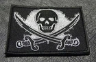 CALICO JACK JOLLY ROGER  PIRATE FLAG SKULL SWORDS HOOK PATCH