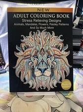 Adult Coloring Book : Stress Relieving Designs Animals, Mandalas, Flowers,...