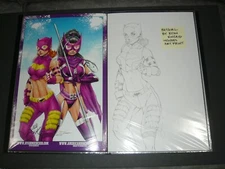 Original Art - Art to Batgirl by Ryan Kincaid plus bonus print
