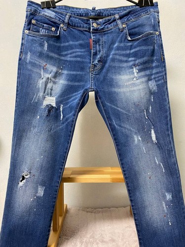 Dsquared2 Men's blue Jeans Size 52 / W38 - Picture 2 of 16