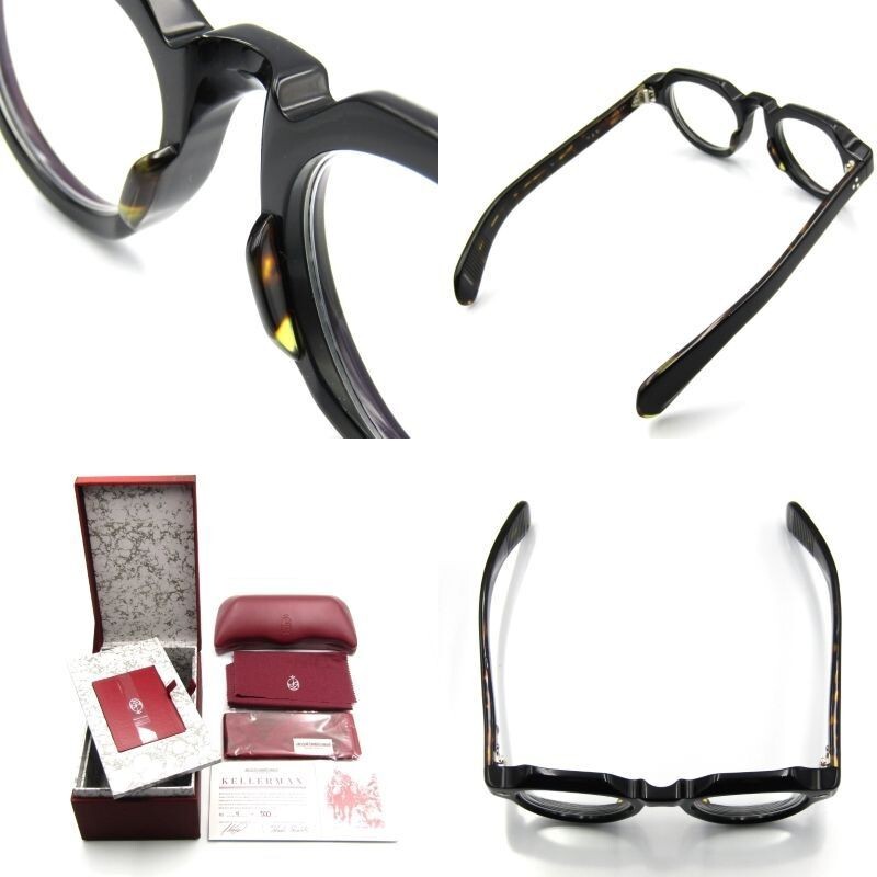 JACQUES MARIE MAGE Glasses Frame KELLERMAN JMMKM01 Noir Black/Demi Brown o150 image 9