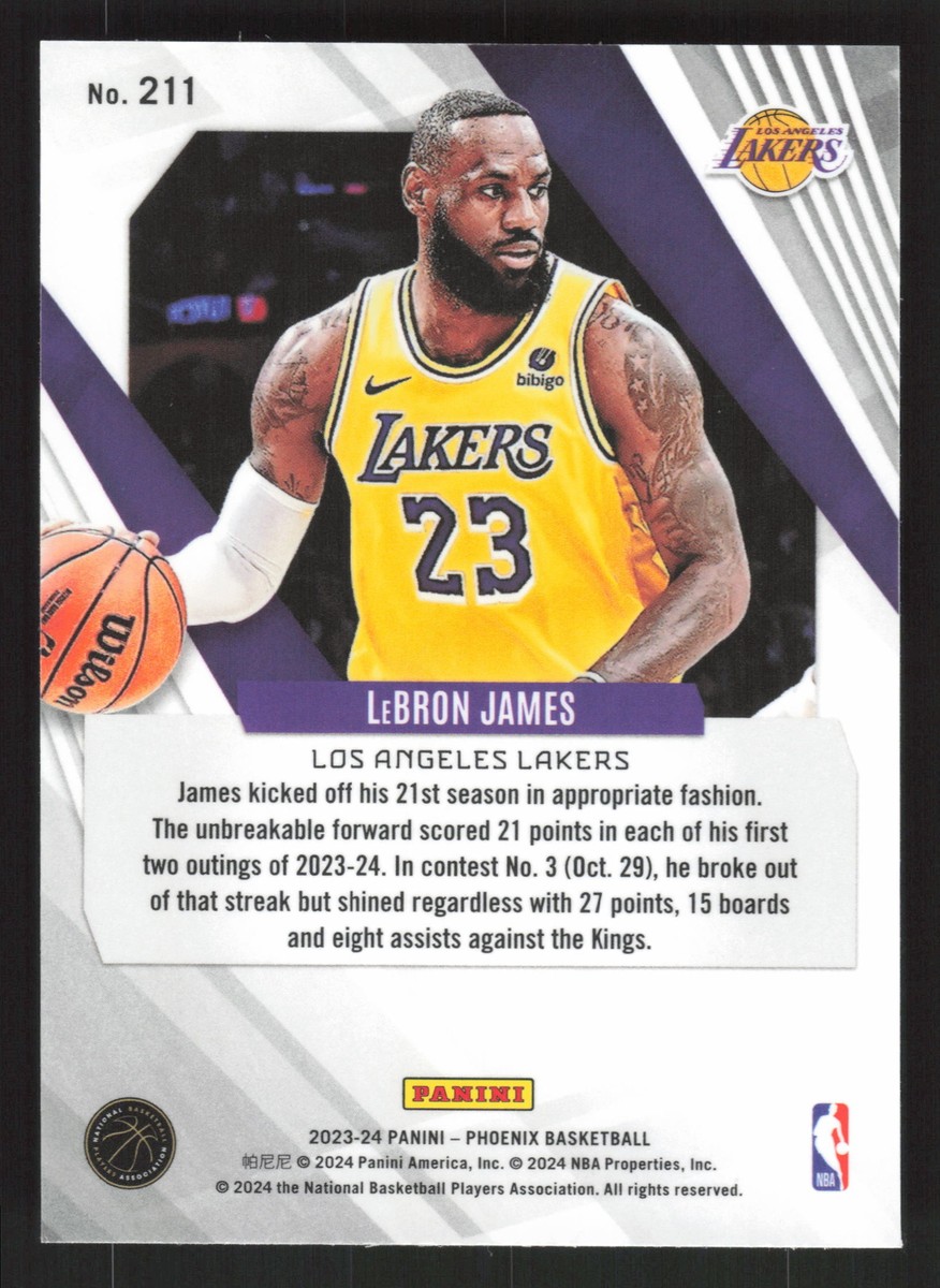 2023-24 Panini Phoenix #211 LeBron James | eBay