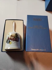 Christmas 1987 Collector Bell "Angelic Gifts" by Schmid - Mint VTG - Hummel