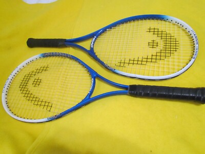 Lot of 2 Head TI Conquest Nano Titanium Tennis Racquet Grip 4 3/8 (3)