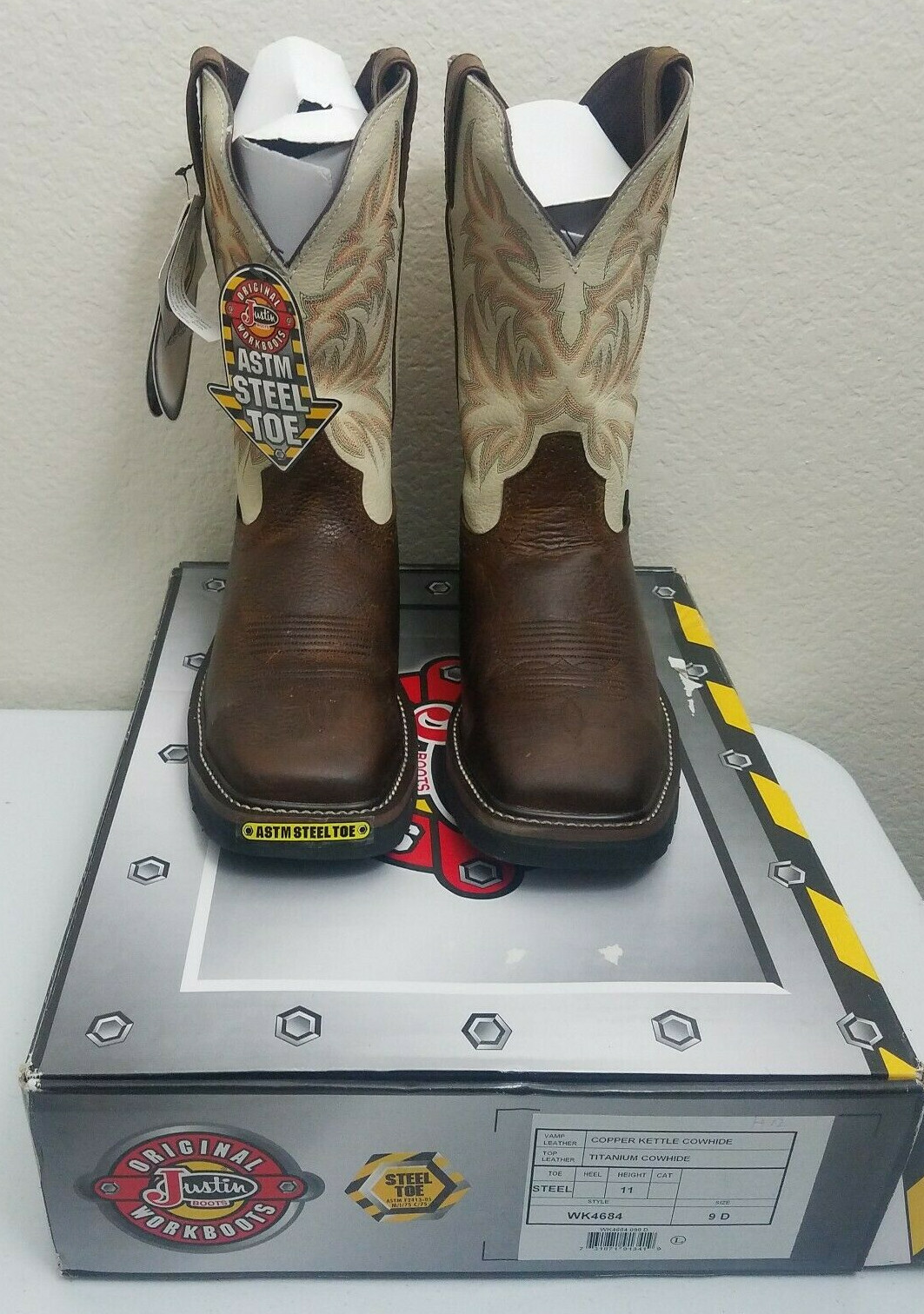 cinch steel toe work boots