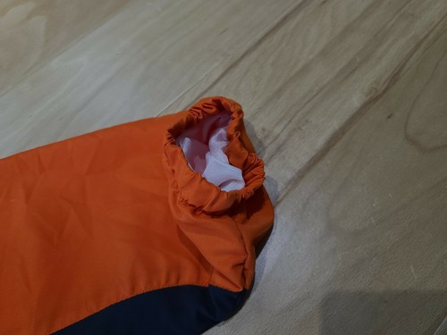 Danskin Now Lightweight Jacket Sz XL/XG 16-18 Orange Windbreaker Zip Fall/Spring - Picture 9 of 11